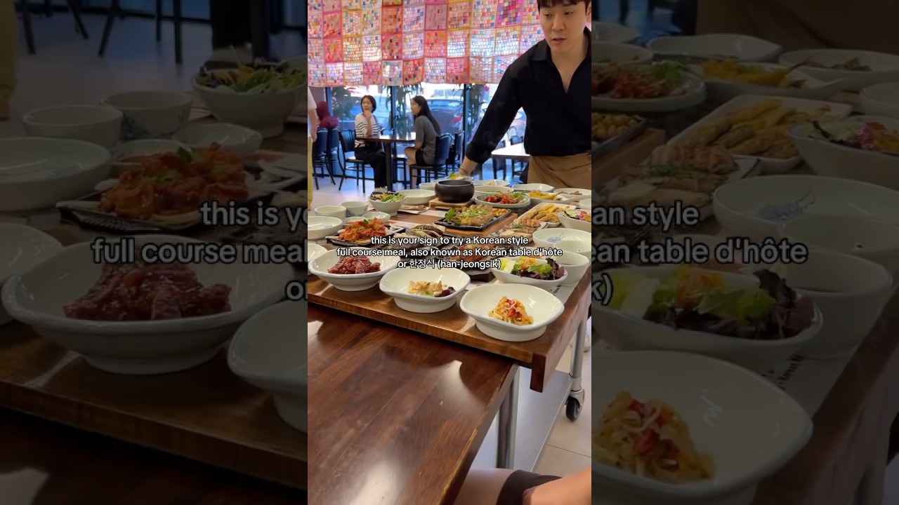 Experience Korean Full Course Meal at J Korean 🍽️