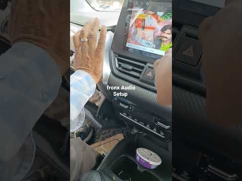 infotainment system installation in new maruti Suzuki fronx
