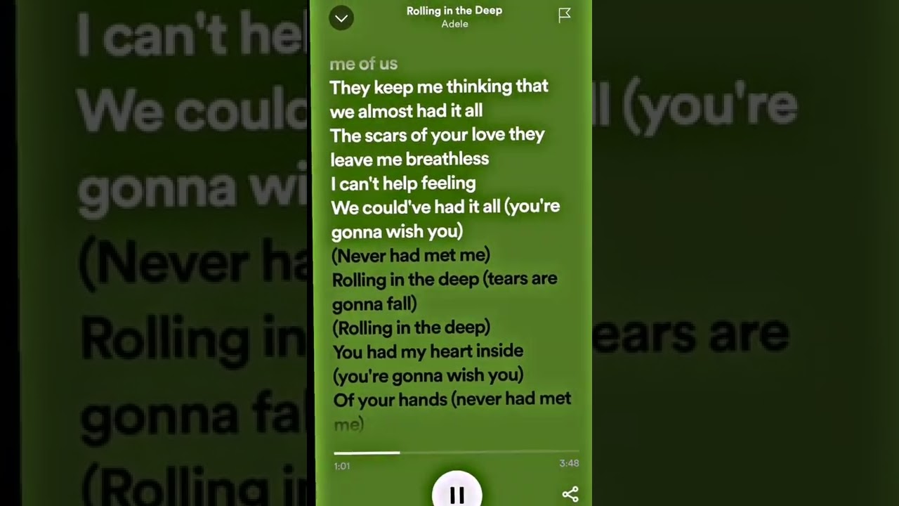 Rolling in the Deep - Adele