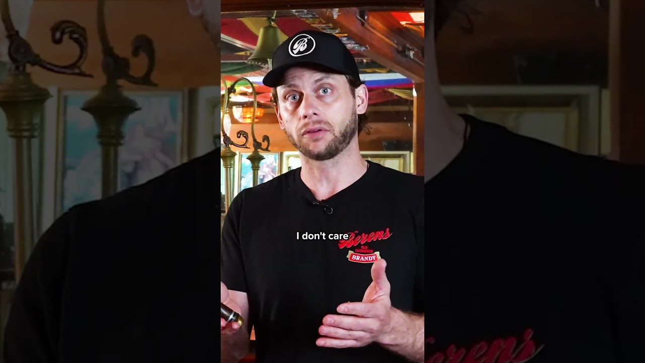 How to Make the Perfect Brandy Old Fashioned 🍸 | Quick & Easy Recipe #shorts