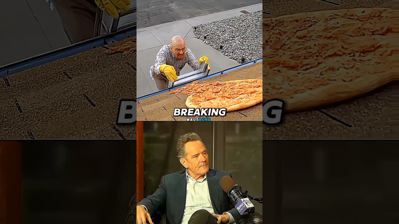Watch Walter White's Iconic Pizza Throw in Breaking Bad 🍕