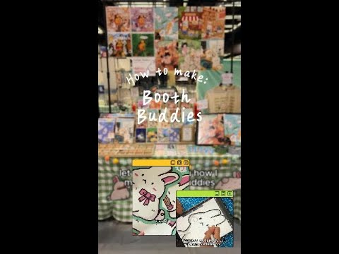 making decor for artist alley on a budget!