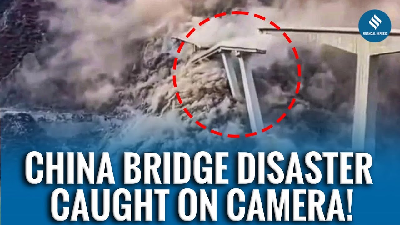 Bridge Collapse in China Caught on Camera ๐น