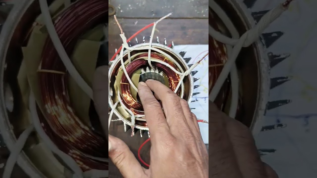 3-Phase 4 HP Motor Winding Connection 🔧
