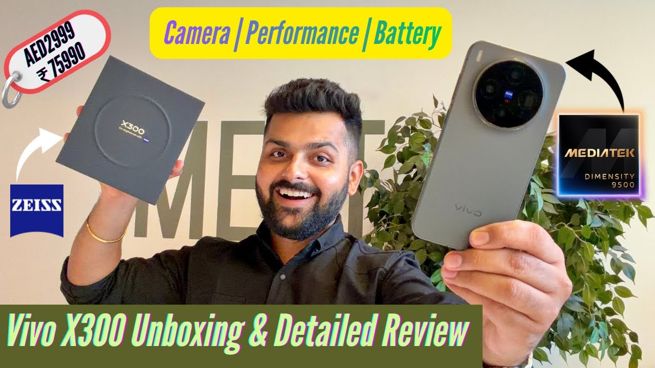Vivo X300 Unboxing & Review π±: Compact Camera Phone of the Year?