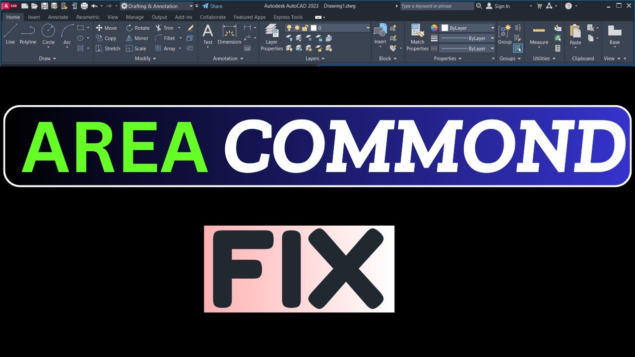 AutoCAD Area Command Not Working? Quick Fixes & Tips 🛠️