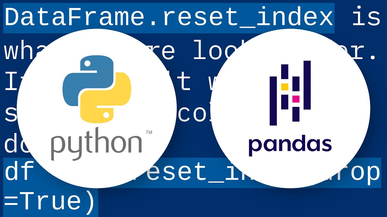 Easily Reset Index in Pandas DataFrame for Cleaner Data π§Ή