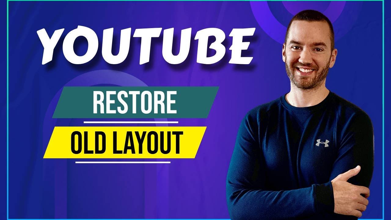 Quick & Easy Guide to Restoring the Old YouTube Layout 🔄