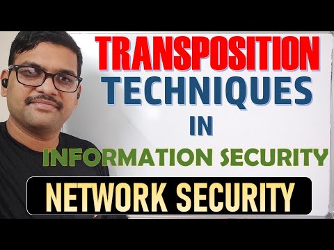 06-Transposition Techniques in Network Security 🔐 | Rail Fence & Row Transposition Cipher Explained