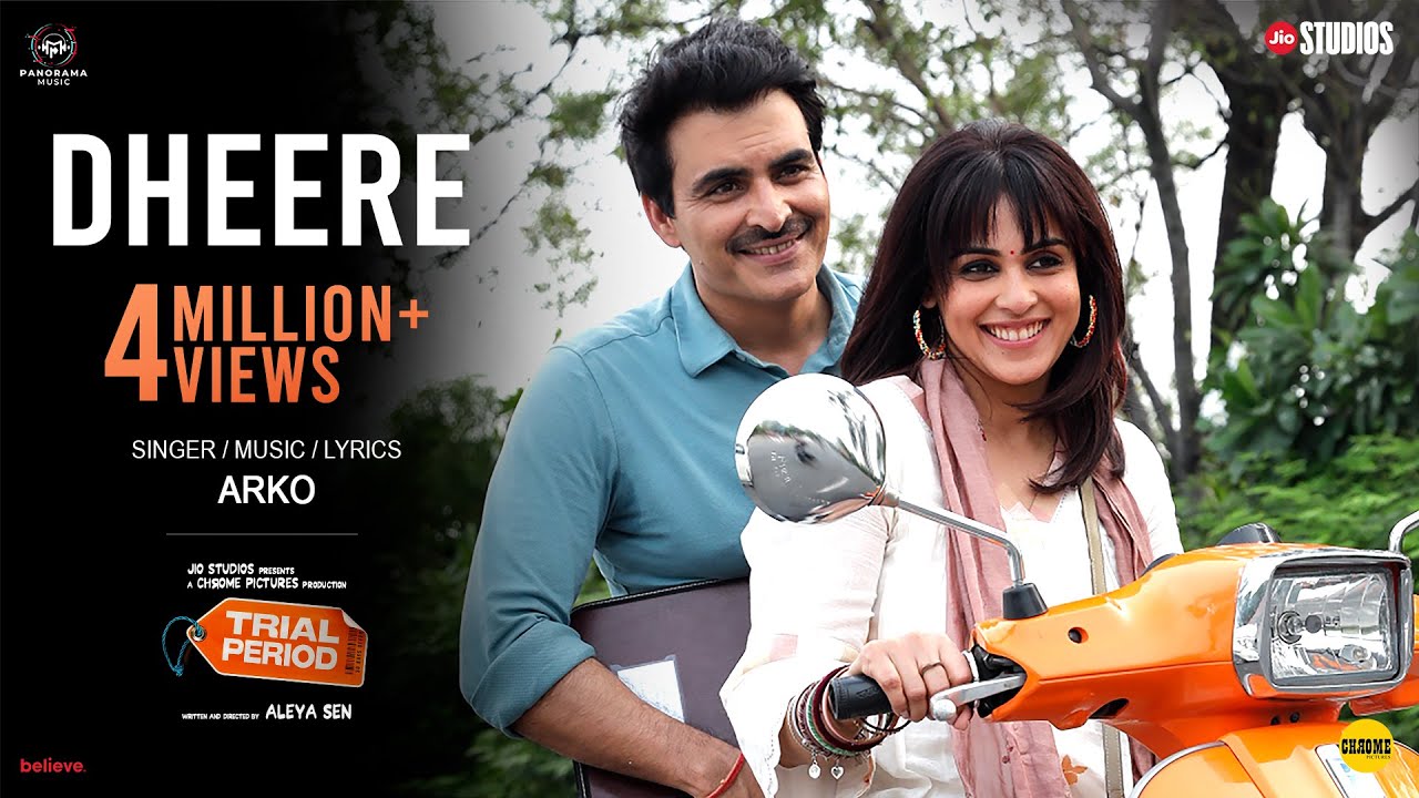 Dheere Se (Video Song) from Trial Period – Genelia & Manav's Romantic Melody 🎶