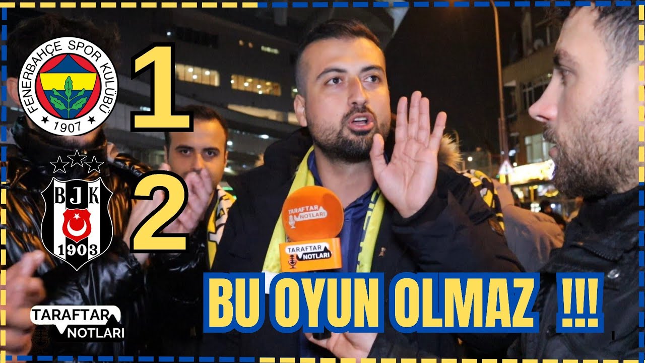 Cerny Attı, Taraftar ÇILDIRDI! | Fenerbahçe 1-2 Beşiktaş
