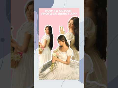 cutout photo editing in Inshot #inshot #tutorial #edit