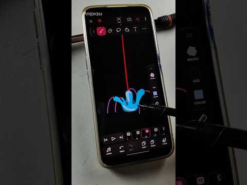 How To Make Waterdrop Animation In Mobile || Waterdrop Animation In Flipaclip App. #shorts