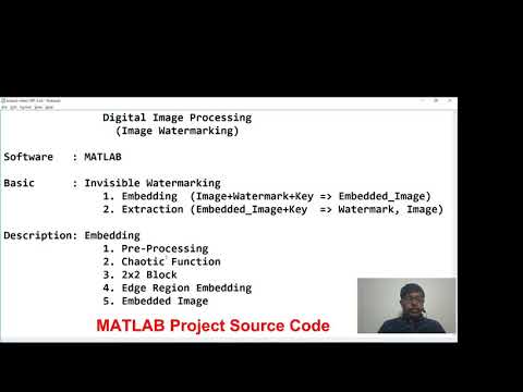 Digital Image Processing Watermarking Matlab Code download