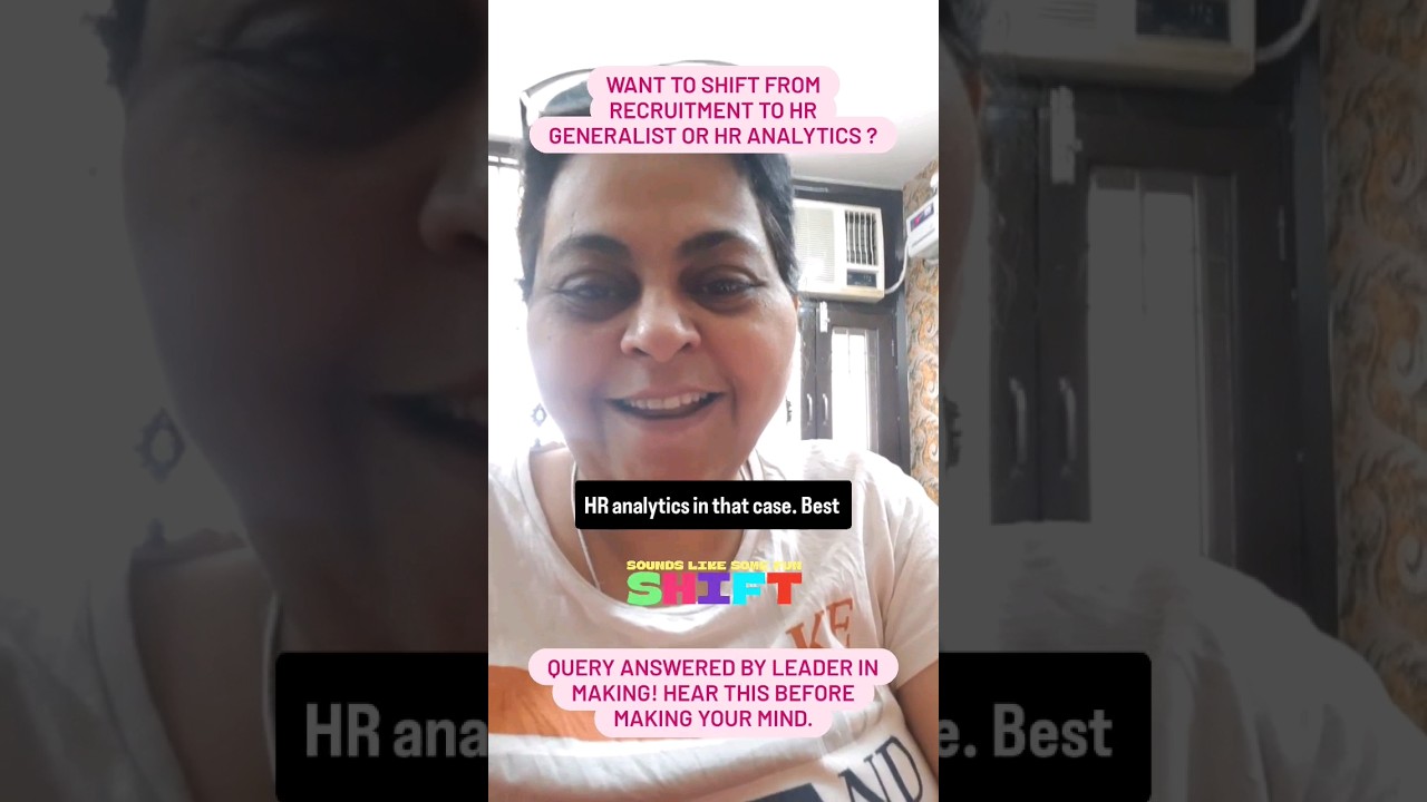 HR Generalist OR HR Analytics? What to prefer to change from Recruitment function?