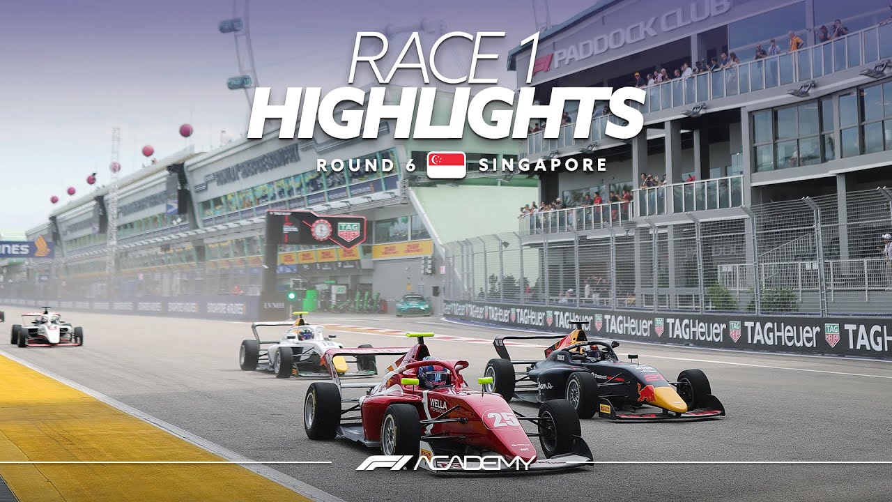 Singapore 2025 Race 1 Highlights | F1 Academy 🏎️
