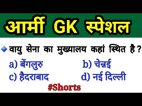 Army GK Questions & Model Paper 2021 📝