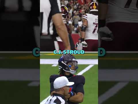 Jayden Daniels has C.J. Stroud's rookie stats saved on his phone #shorts