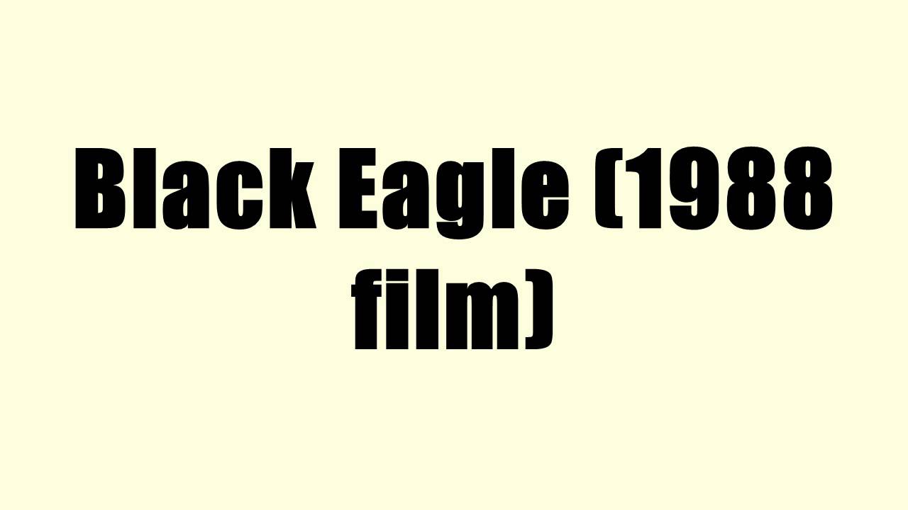 Black Eagle (1988) – Action Thriller with Jean-Claude Van Damme