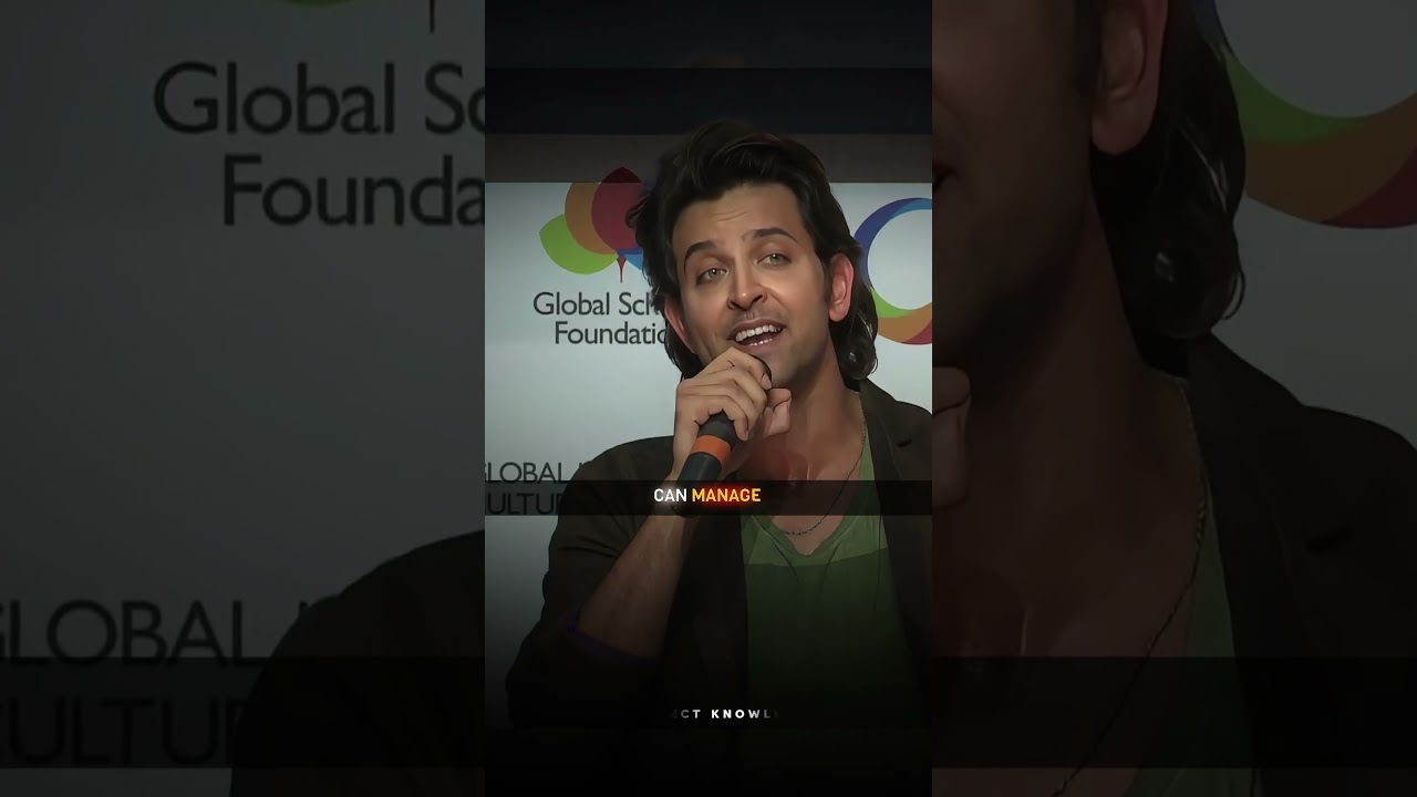 Hrithik Roshan's Inspiring Time Speech ⏳