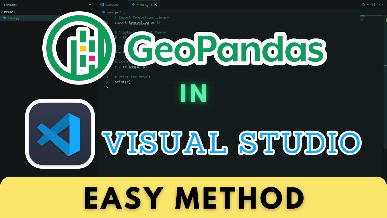 Install GeoPandas in Visual Studio Code π
