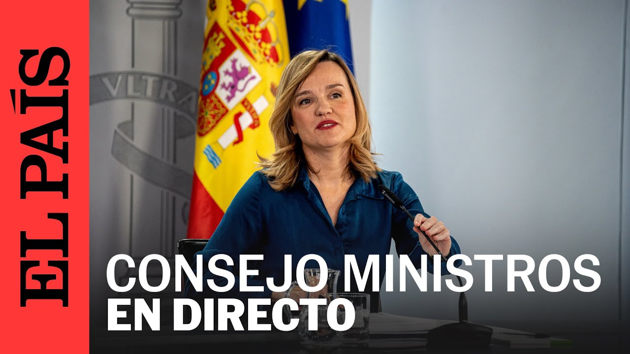 Rueda de prensa tras el Consejo de Ministros 📝