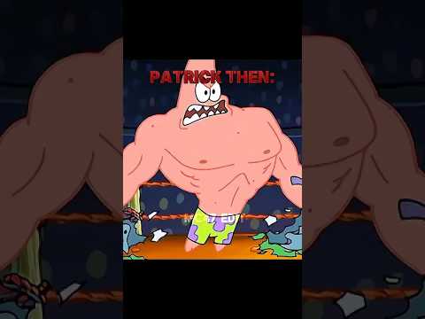 Patrick Now Vs Patrick Then 💀🥶 #Shorts #Patrick #Prime #Spongebob #Cartoon #Edit #Capcut