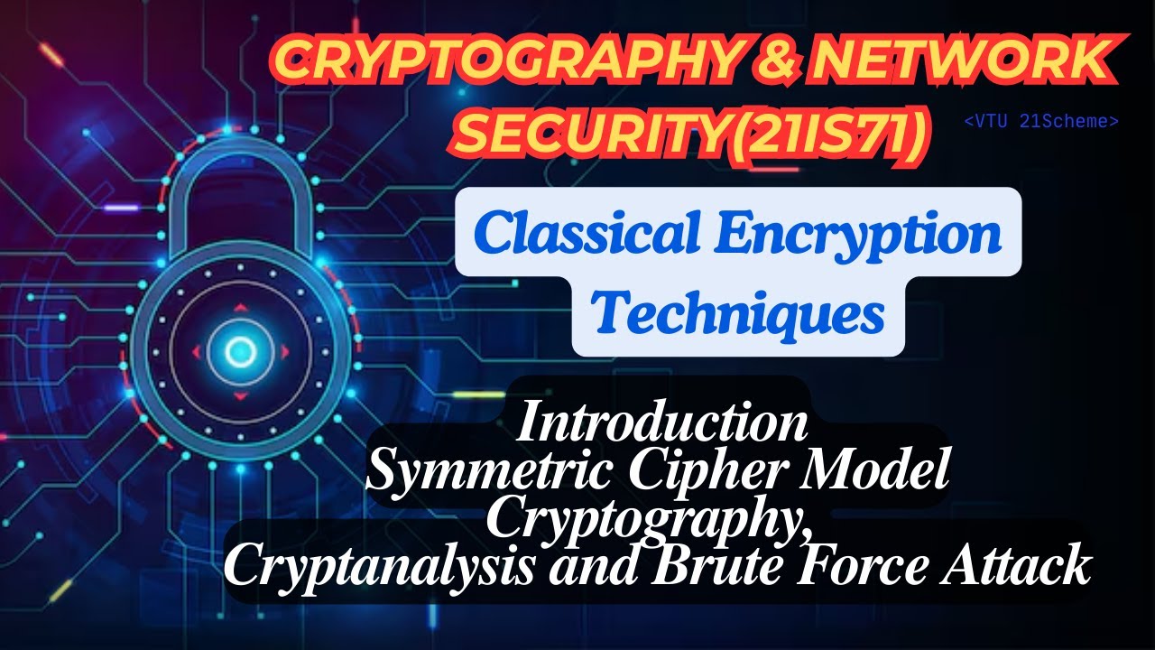 Master Classical Encryption Techniques: Symmetric Ciphers, Cryptanalysis & Defense Strategies 🔐