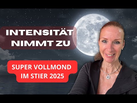 Supervollmond im Stier 2025 🌕 – Emotionale Wende mit Neptun auf dem 29. Grad in Fische