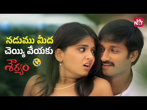 AnushkaтАЩs Romantic Moment with Gopichand | Souryam | Anushka Shetty | Sun NXT Telugu