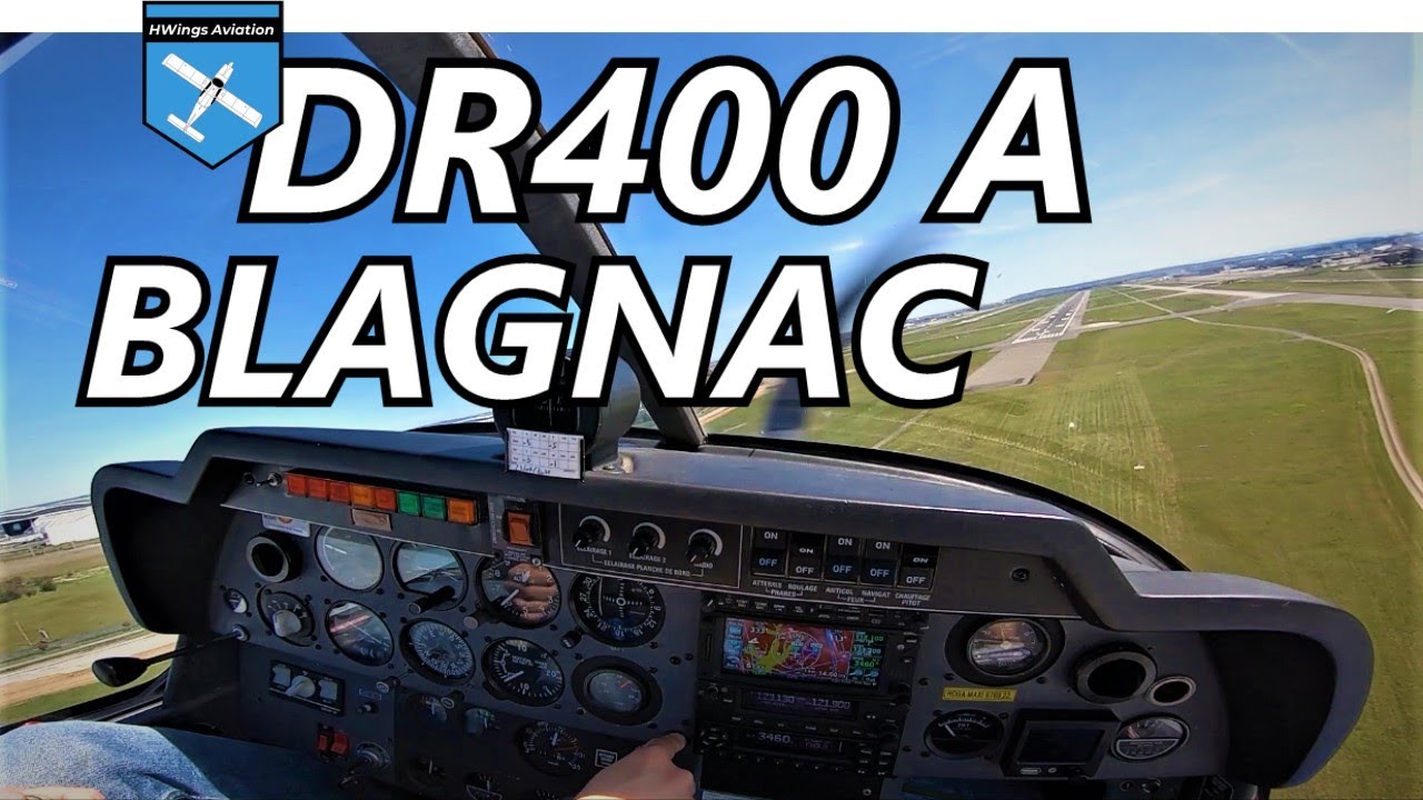 BLAGNAC en DR400 ! et McDo en Avion