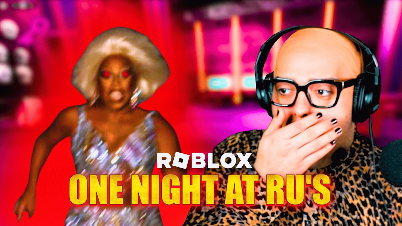 Playing the New RuPaul Horror Game on Roblox (Actually Scary!)