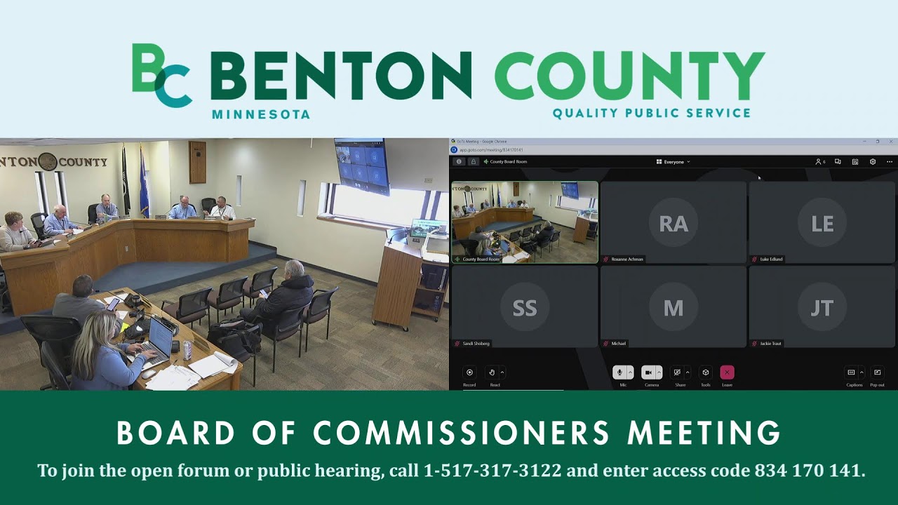 Benton County Board Meeting - Jan 20, 2026 ποΈ