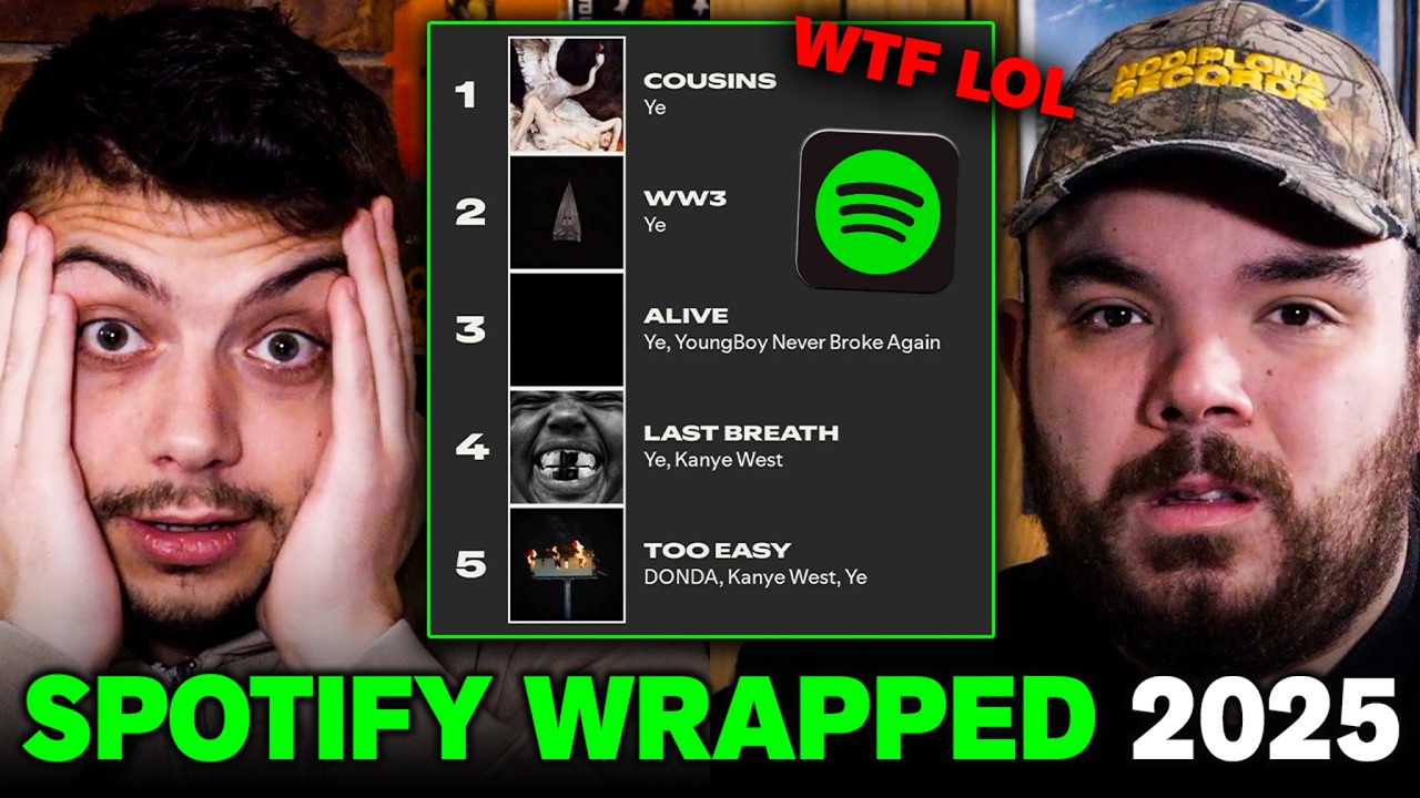 Reacting to 2025 Spotify Wrapped 🎵