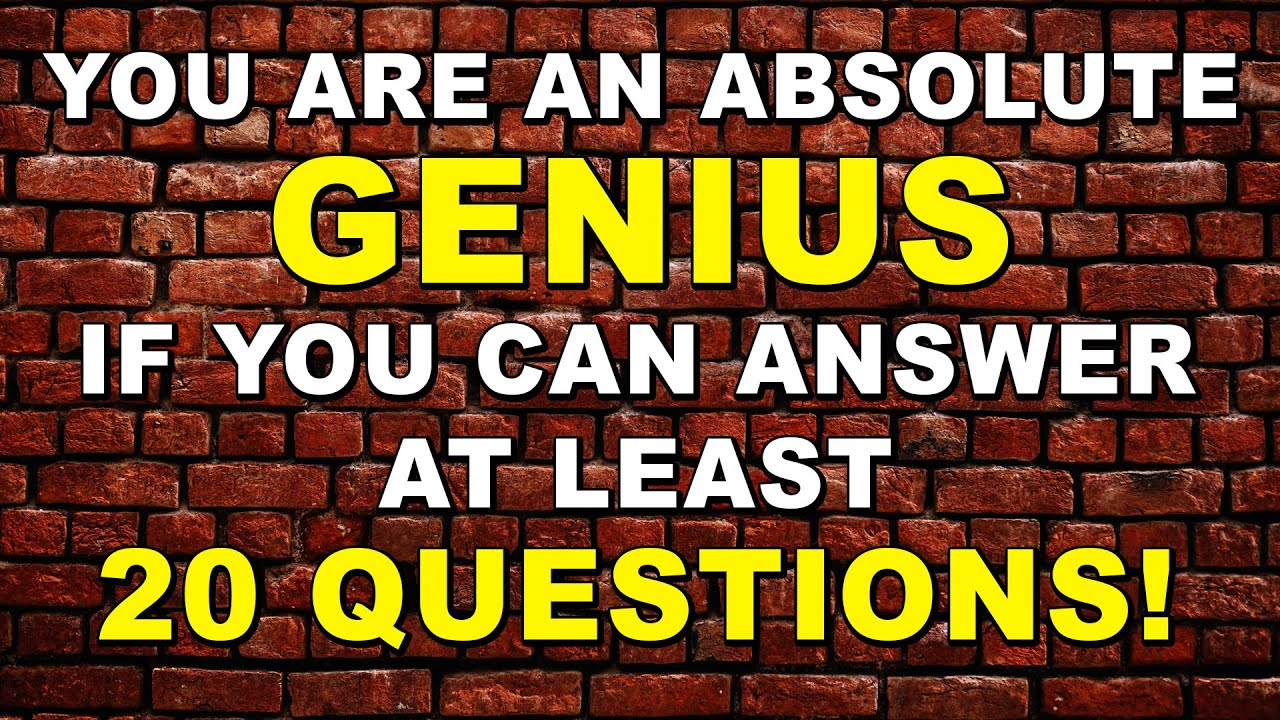Elite General Knowledge Quiz - Only a Genius Can Pass! 😎 Ultimate Trivia Challenge Round 91
