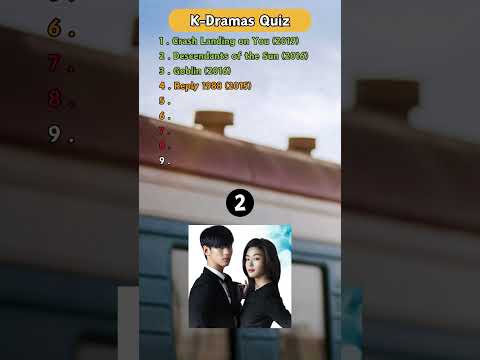 Can you guess the names of all these Korean Kdrama?#quiz #guessthename #quizgame #kdramas #quizzed