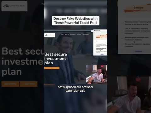 Destroy Fake Websites with THESE Powerful Tools! #shorts