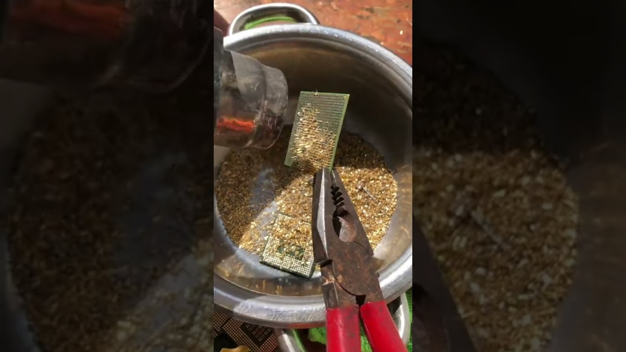 AMD Sempron CPU Pin Removal for Gold Recovery 💰