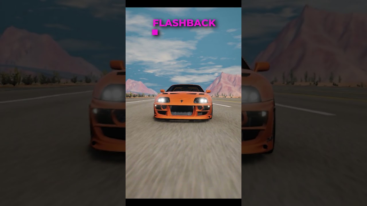 Nissan 350Z Crash Replay in BeamNG Drive ⚡️