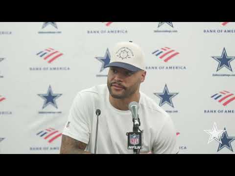 Dak Prescott: Postgame #DALvsCAR | Dallas Cowboys 2025
