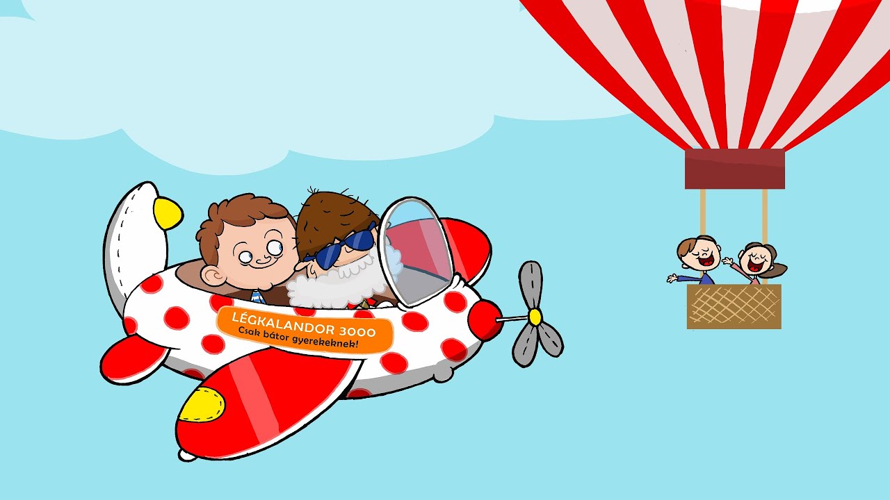 Tomi és a repülő ✈️ | Gyerek rajzfilm mesék