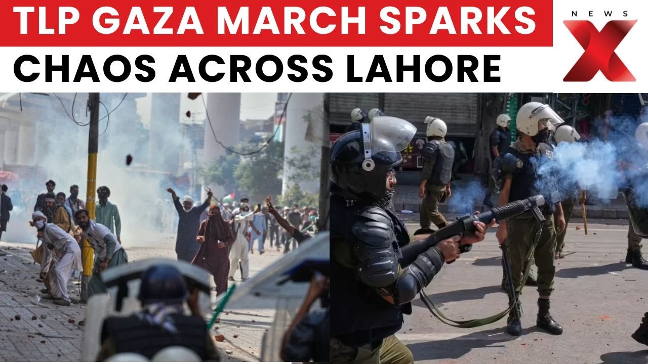 Lahore Violence: TLP Gaza March Sparks Clashes with Police 🚨