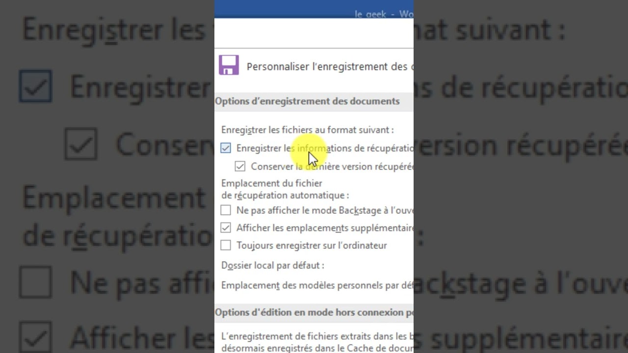 Automatiser l'enregistrement Word 📝