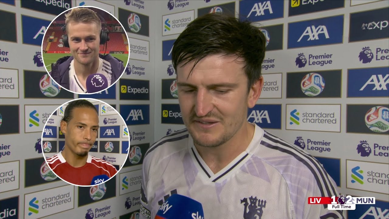 Harry Maguire Reacts to Manchester United's 2-1 Win Over Liverpool ⚽