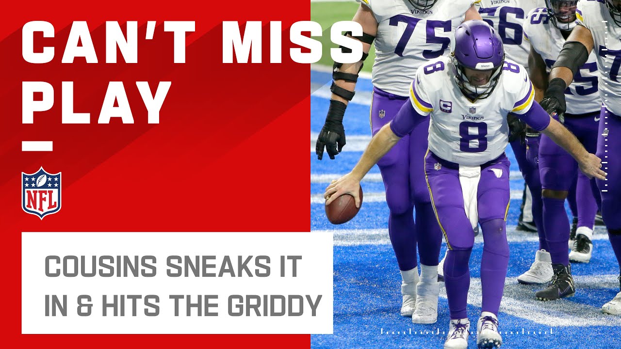 Kirk Cousins Attempting the Griddy Is Why We're Here