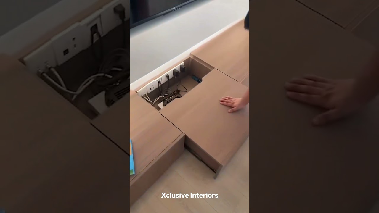 Innovative Tips to Hide Your TV Unit Sockets Seamlessly 😍