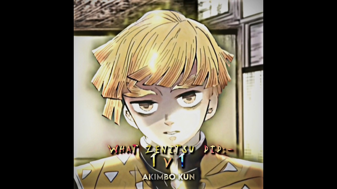 Epic 1v1 Battle: Zenitsu vs Kaigaku ⚔️ | Demon Slayer Action Edit