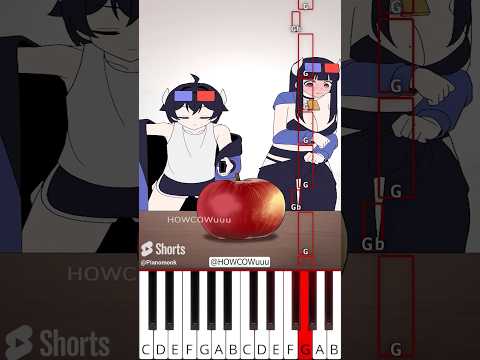 Vanishing Clothes Magic #animation #memes (@HOWCOWuuu) - Octave Piano Tutorial