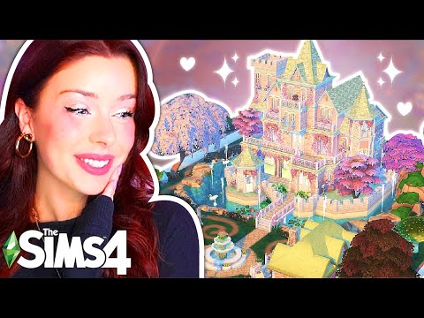 Building a MILLION DOLLAR FAIRY HOME in The Sims 4