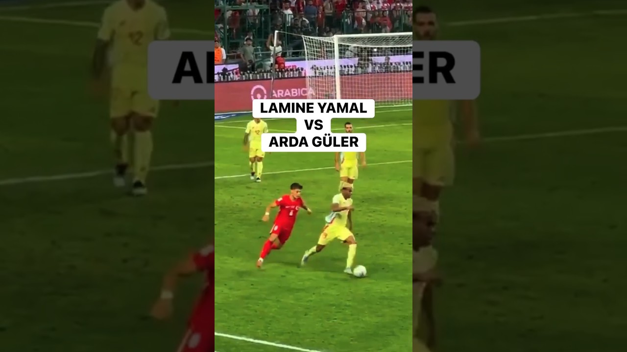 Lamine Yamal vs Arda Güler Spain vs Turkey WCQs #football
